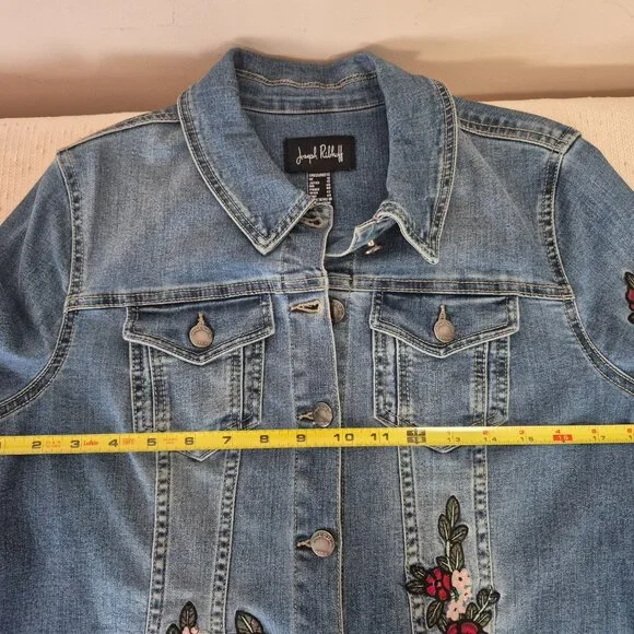 Embroidered Jean Jacket - Picture 7 of 8